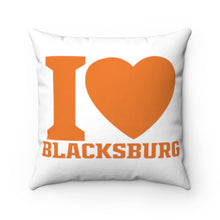 Load image into Gallery viewer, I Love Blacksburg Square Pillow Case
