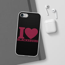 Load image into Gallery viewer, I Love Blacksburg Flexi Phone Case
