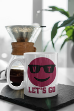 Load image into Gallery viewer, Let's Go Smiley Coffee Mug
