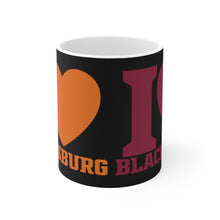 Load image into Gallery viewer, I Love Blacksburg Coffee Mug (Maroon &amp; Orange)
