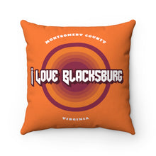 Load image into Gallery viewer, I Love Blacksburg Rock Square Pillow Case
