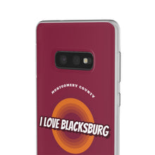 Load image into Gallery viewer, I Love Blacksburg Retro Flexi Phone Case
