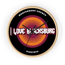 Load image into Gallery viewer, I Love Blacksburg Rock Wall Clock
