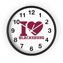 Load image into Gallery viewer, I Love Blacksburg Wall Clock
