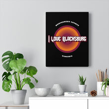 Load image into Gallery viewer, I Love Blacksburg Rock Canvas Gallery Wraps
