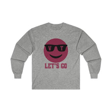 Load image into Gallery viewer, Let's Go Smiley Sunglasses Long Sleeve Tee
