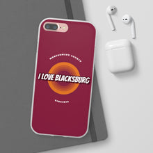 Load image into Gallery viewer, I Love Blacksburg Retro Flexi Phone Case
