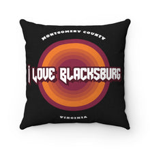 Load image into Gallery viewer, I Love Blacksburg Rock Square Pillow
