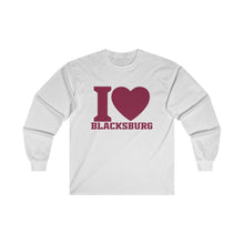 Load image into Gallery viewer, I Love Blacksburg Long Sleeve Tee
