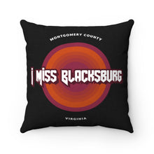 Load image into Gallery viewer, I Miss Blacksburg Rock Square Pillow Case
