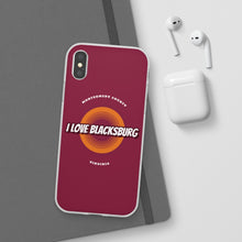 Load image into Gallery viewer, I Love Blacksburg Retro Flexi Phone Case
