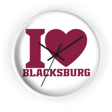 Load image into Gallery viewer, I Love Blacksburg Wall Clock
