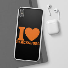 Load image into Gallery viewer, I Love Blacksburg Flexi Phone Case
