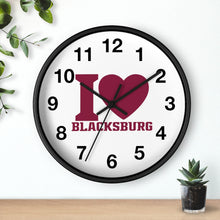 Load image into Gallery viewer, I Love Blacksburg Wall Clock
