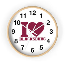 Load image into Gallery viewer, I Love Blacksburg Wall Clock
