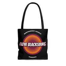 Load image into Gallery viewer, I Love Blacksburg Retro Tote Bag
