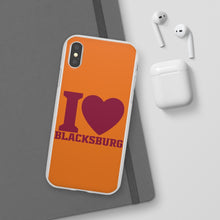 Load image into Gallery viewer, I Love Blacksburg Flexi Phone Case
