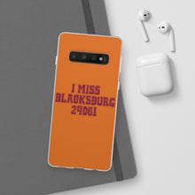 Load image into Gallery viewer, I Miss Blacksburg 24061 Flexi Phone Case
