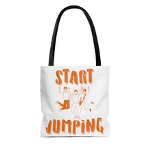 Load image into Gallery viewer, Start Jumping Group Tote Bag
