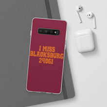 Load image into Gallery viewer, I Miss Blacksburg 24061 Flexi Phone Case
