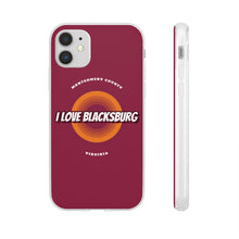 Load image into Gallery viewer, I Love Blacksburg Retro Flexi Phone Case
