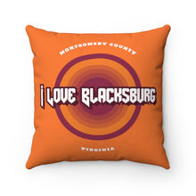 Load image into Gallery viewer, I Love Blacksburg Rock Square Pillow Case
