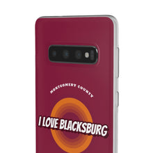 Load image into Gallery viewer, I Love Blacksburg Retro Flexi Phone Case
