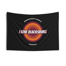 Load image into Gallery viewer, I Love Blacksburg Retro Wall Tapestries

