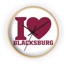 Load image into Gallery viewer, I Love Blacksburg Wall Clock
