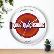 Load image into Gallery viewer, I Love Blacksburg Wall Clock

