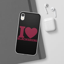 Load image into Gallery viewer, I Love Blacksburg Flexi Phone Case

