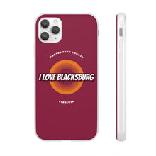 Load image into Gallery viewer, I Love Blacksburg Retro Flexi Phone Case
