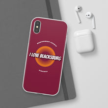 Load image into Gallery viewer, I Love Blacksburg Retro Flexi Phone Case
