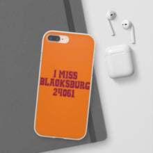 Load image into Gallery viewer, I Miss Blacksburg 24061 Flexi Phone Case

