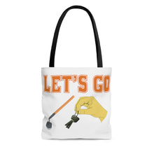 Load image into Gallery viewer, Let's Go Hoe Keys Tote Bag
