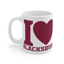 Load image into Gallery viewer, I Love Blacksburg Coffee Mug
