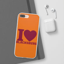 Load image into Gallery viewer, I Love Blacksburg Flexi Phone Case

