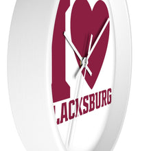 Load image into Gallery viewer, I Love Blacksburg Wall Clock
