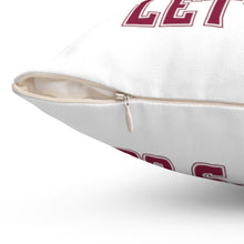 Load image into Gallery viewer, Let's Go Smiley Square Pillow
