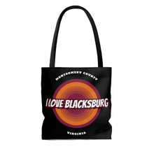Load image into Gallery viewer, I Love Blacksburg Retro Tote Bag
