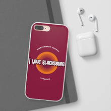 Load image into Gallery viewer, I Love Blacksburg Rock Flexi Phone Case

