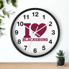 Load image into Gallery viewer, I Love Blacksburg Wall Clock
