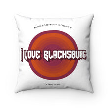 Load image into Gallery viewer, I Love Blacksburg Rock Square Pillow
