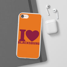 Load image into Gallery viewer, I Love Blacksburg Flexi Phone Case
