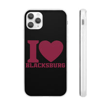 Load image into Gallery viewer, I Love Blacksburg Flexi Phone Case

