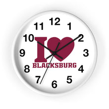 Load image into Gallery viewer, I Love Blacksburg Wall Clock
