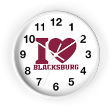 Load image into Gallery viewer, I Love Blacksburg Wall Clock
