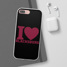 Load image into Gallery viewer, I Love Blacksburg Flexi Phone Case
