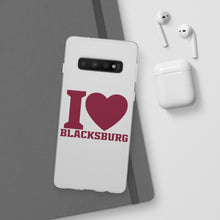Load image into Gallery viewer, I Love Blacksburg Flexi Phone Case
