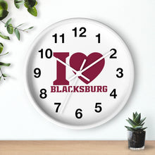Load image into Gallery viewer, I Love Blacksburg Wall Clock

